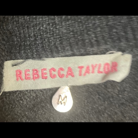 Rebecca Taylor Charcoal Cardigan - Picture 8 of 8